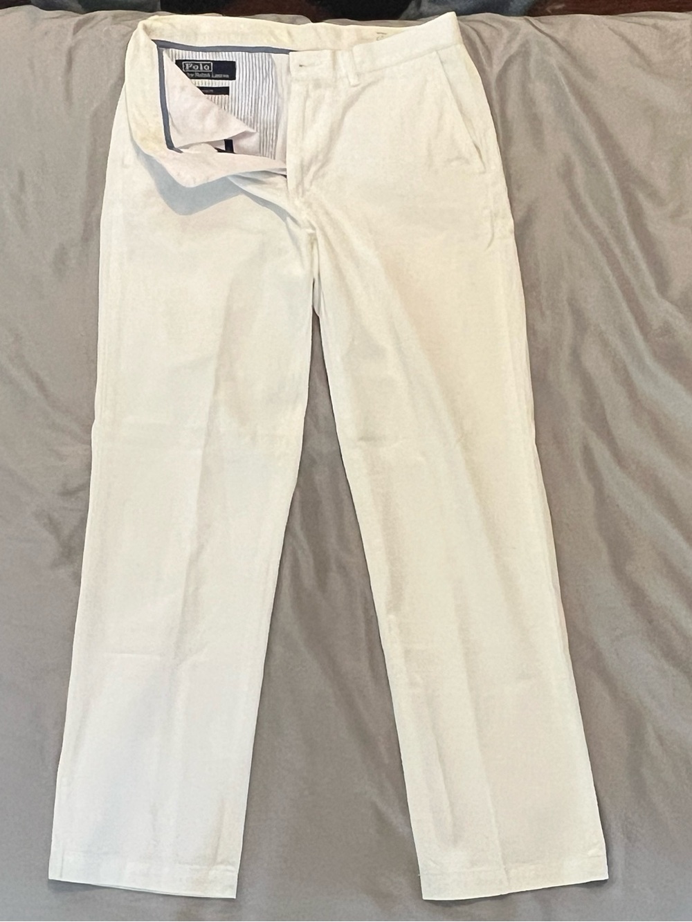 Polo by Ralph Lauren Men’s White Cotton Chinos